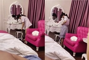 Sex Viet Nữ sinh cấp 2 trốn học nhà nghỉ chịch bạn trai